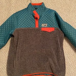 Patagonia Mixed Puffer Pullover women’s size L